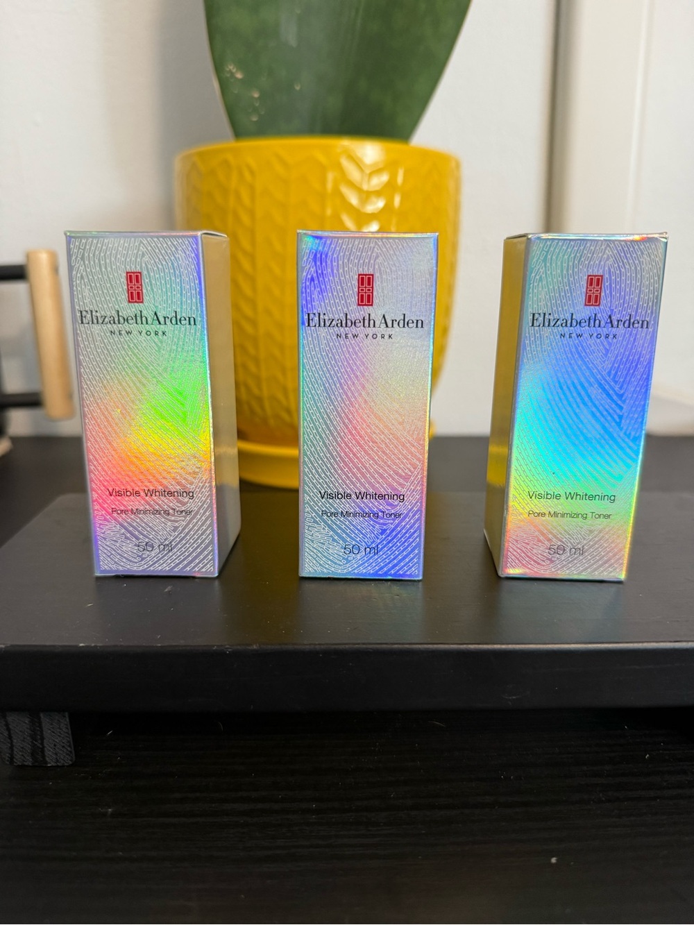 Elizabeth Arden bundle visible whitening toner x 3  50ml each NIB